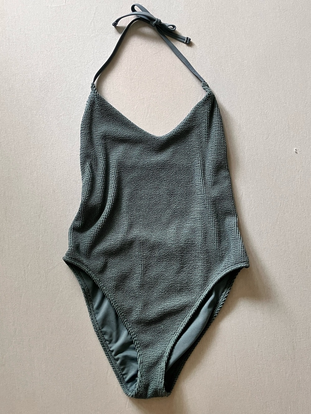 Hollister Textured vintage blue Swim suit with Branded Tag